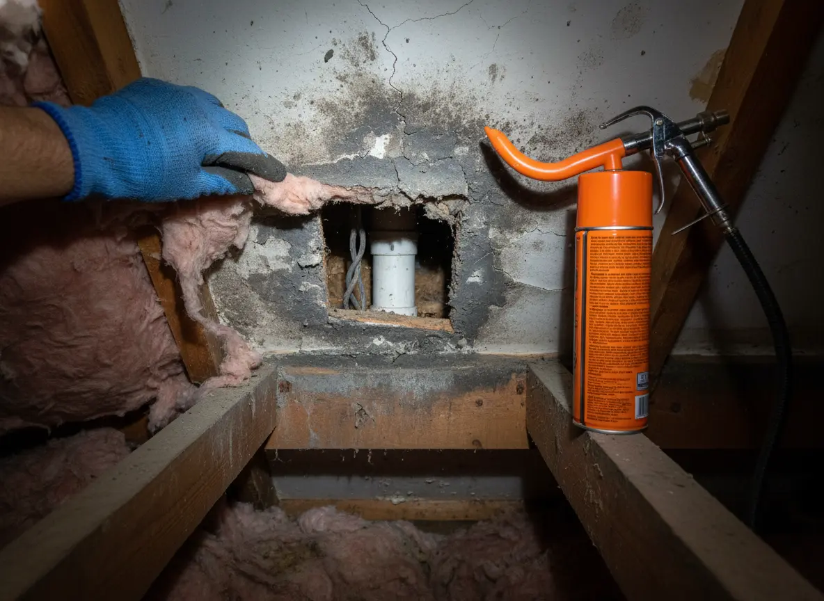Attic Air Leak Evidence Under Old Insulation.jpg (1)